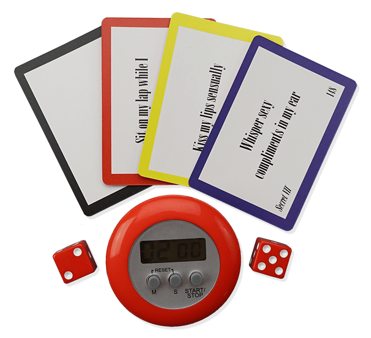 Secret VII cards, timer and dice