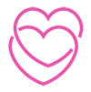 connected heart icon