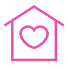 heart house icon