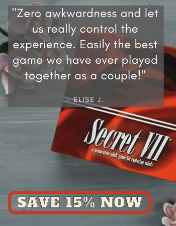Secret 7 Couples Game Ad